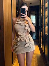 Bloom Crochet Mini Dress