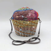 Cakey Diamond Clutch Bag