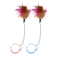 Cat Feather Collar Toys Interactive Kitten Teaser Toy