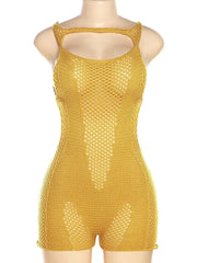 Charline Crochet Romper