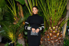 Crystal Luxury Bandage Midi Dress