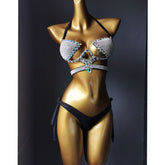Crystal Stone Bikini Set
