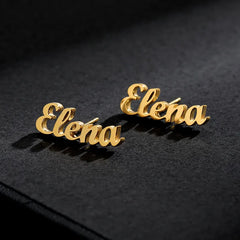Custom Name Initial Letter Stud Earring