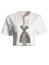 Diamond Bow Crop Top