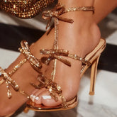 Elle Crystal High Heels