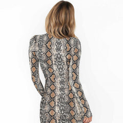 Turtleneck Snake Dress
