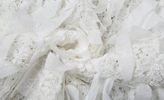 White Affaire Fringe Mini Dress