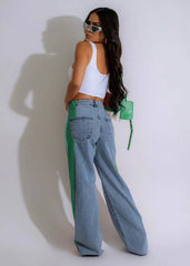 Mixed Feelings High Waisted Wide Leg Pants