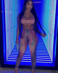 Gradient Leggings Set