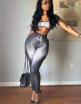 Gradient Leggings Set