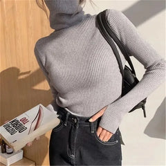 Women's Pullovers Sweaters Autumn Winter Tops Casual