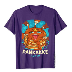 Kawaii Pankakke Japanese T-Shirt Cotton Shirts Beach