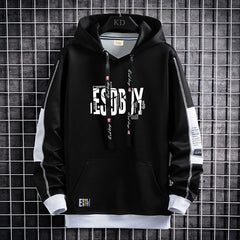 Men's Hoodies 2024 Fashion Hip Hop Pullover Casual Hooded Sweatshirts Streetwear Harajuku