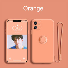 Magnetic Ring Case For iPhone Stand Finger Bracket Cover