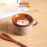 Ceramics Cute Cat Cup Gift Household Cartoon Kawaii