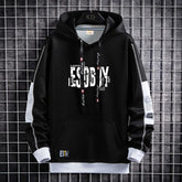 2023 Quality Letter Print Men Hoodies Hip Hop Streetwear