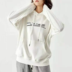 Letter Printed Hoodie: Spring Autumn Fashion for Women