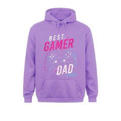 Mens Best Gamer Dad Ever Funny Fathers Day Top Hoodie HolidayOutdoor