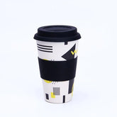 Bamboo Fibre Takeaway Coffee Cup,deal Mug For Travel & Outdoors 400ml