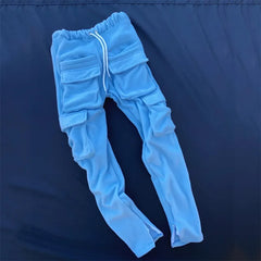 Men's Cargo Pants Casual Trousers with Pockets