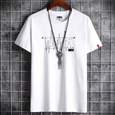 Manga Oversize T-shirt Men Loose Tee Tops Cotton Fashion Goth