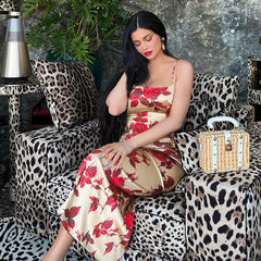 Her Floral Bodycon Midi Dress