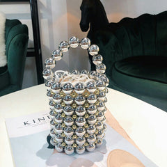 Her Pearls Beading Tote Bag