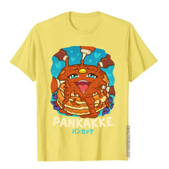 Kawaii Pankakke Japanese T-Shirt Cotton Shirts Beach