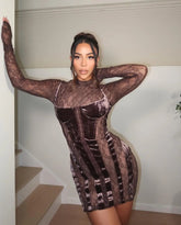 What A Time Lace Mini Dress