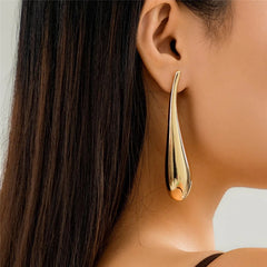 Never The Less Oversized Tear Earrings
