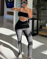 Someone To You Black Pants Two Piece Set