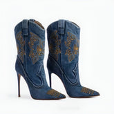 Southern Cowgirl High Heeled Boots