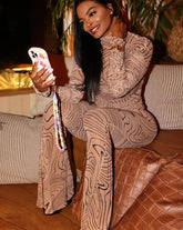 Jenna Mesh Pants Set