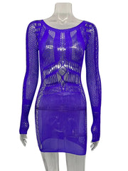 Joyce Mesh Mini Dress