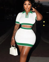 Kandra Knit Skirt Set