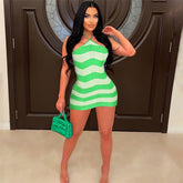 Kaya Striped Knit Dress