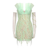 Kiana Beading Mini Dress