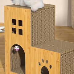 Large Cat Scratching Board Cat House