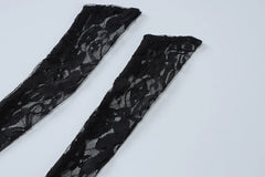 Lace Floral Mini Dress