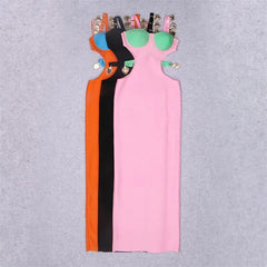 Lauren Bodycon Bandage Maxi Dress