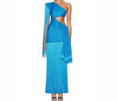 Laurie Tassel Maxi Dress