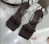 Layla Square Toe High Heel