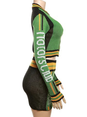 Liana Crochet Sweater Skirt Set