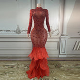 Linda Feather Maxi Dress