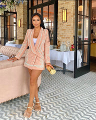 Luxurious Pearl Blazer/Dress