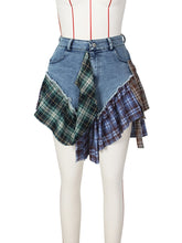 Manci Denim High Waist Skirt