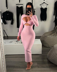 Mariah Bandage Midi Dress