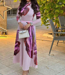 Marinda Pleated Skirt Set