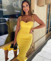 Mermaid Bandage Midi Dress