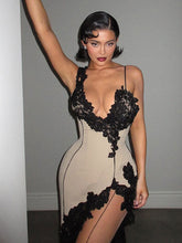 Mica Bodycon Side Slit Mini Dress